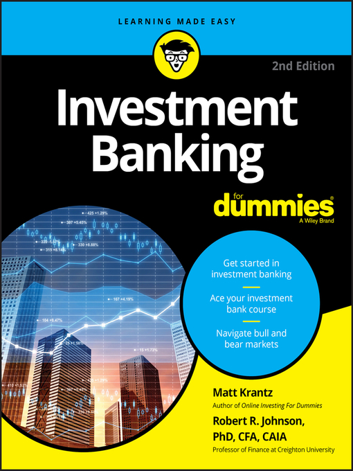Cover image for Investment Banking For Dummies
